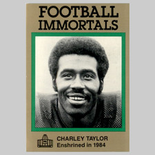 Charley Taylor #112 1985 Football Immortals Washington Redskins Football Card