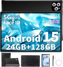 10 inch Android 15 with Keyboard - 24GB 4 20 RAM 128GB ROM 1TB Expand , 2-in...