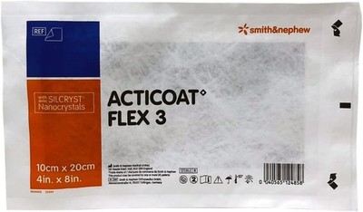 ACTICOAT Flex 3 Silver Dressing 4'' x 8'' (Each) # 66800417 Y