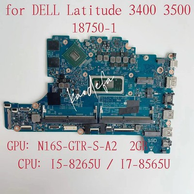 18750-1 for Dell Latitude 3400 3500 Motherboard CPU I5-8265U I7-8565U GPU V2G