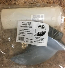 JED Pool Tools 10-454 Floating Shark Fin Pool Chlorinator