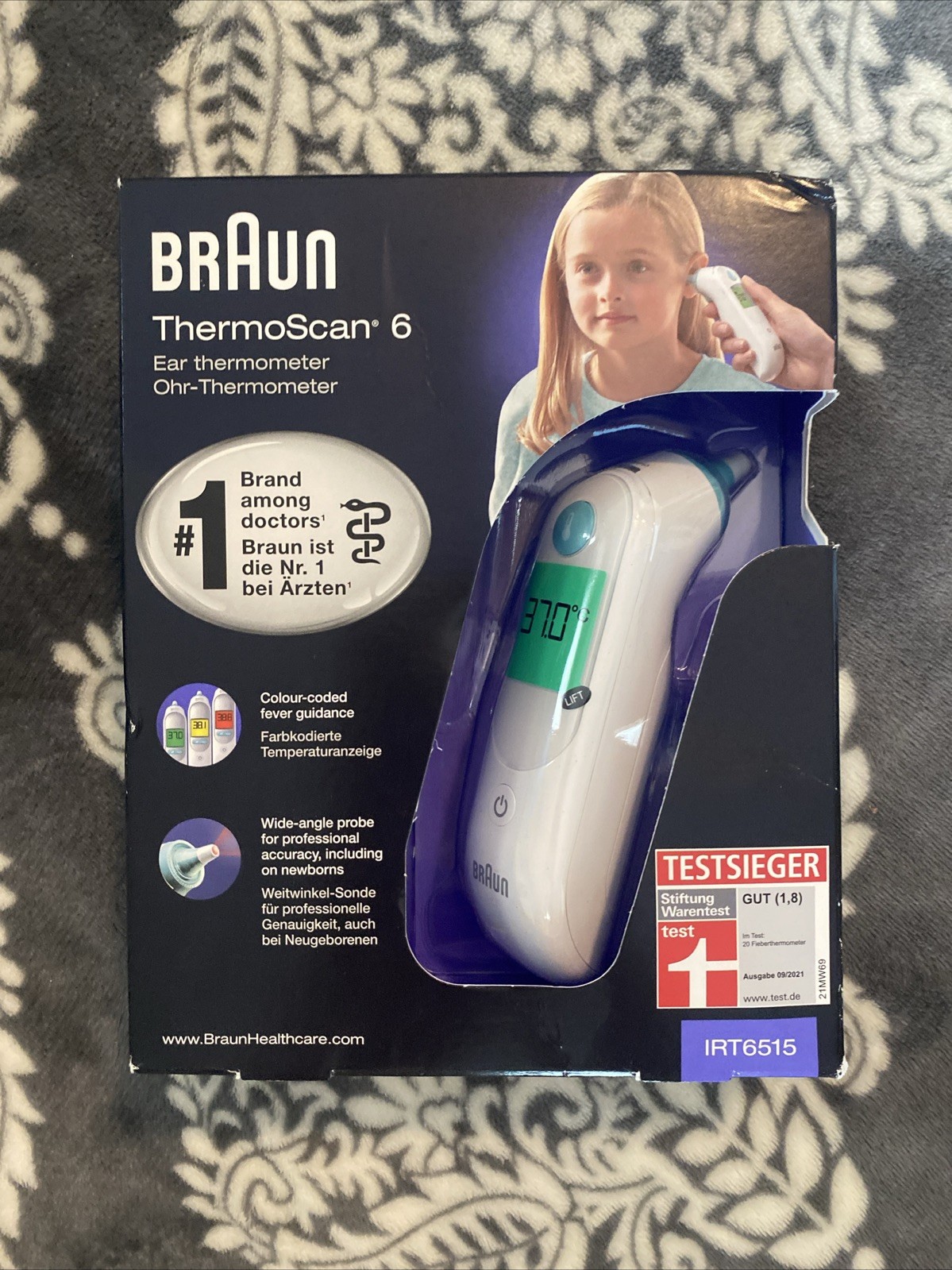 Braun ThermoScan 6 Digital Ear Thermometer - White (IRT6515)