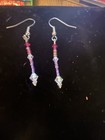 Handmade Swarovski Dangle Earrings — photo 3