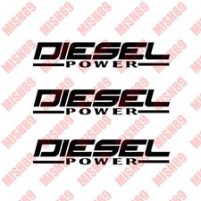 Diesel Power Decal Turbo Diesel Hood Window Body Vinyl Decal Sticker Super Duty