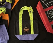 Trader Joe’s 🎃 Trick Or Treat 🎃 Mini Tote Bag *Limited Edition Halloween*