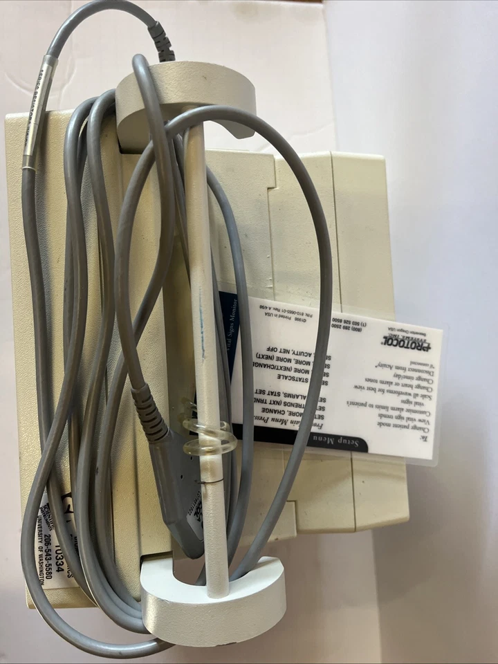 Welch Allyn Propaq Encore 206 EL SpO2 ECG Patient Monitor NO POWER CORD - Image 3 of 4