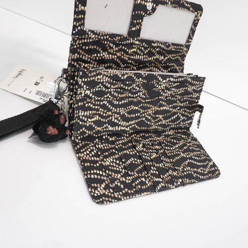 Kipling RUBI Snap Long Wallet Wristlet AC8152 Polyester Disco Glam Multi $54 NWT - Picture 5 of 11