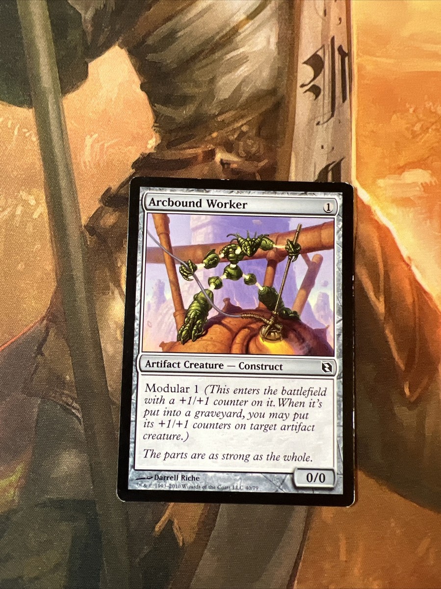 construct cards mtg MTG Magic The Gathering Card Arcbound Worker Artifact Creature Construct