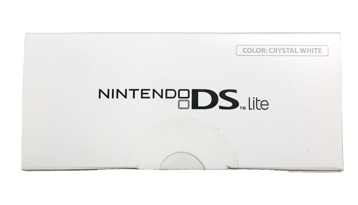 Nintendo DS Lite Rare Asian Release + Extra Battery! - Crystal