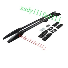 1SET For Lexus GX470 UZJ120 2003-2009 Car Black Roof Rack Side Rails Bars aa