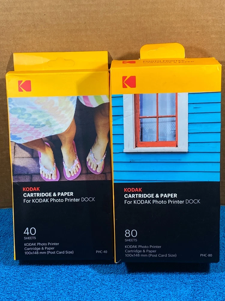 Kodak Photo Printer Dock 4"x6” Instant Photo Printer PD-450W w/ Many Extras!