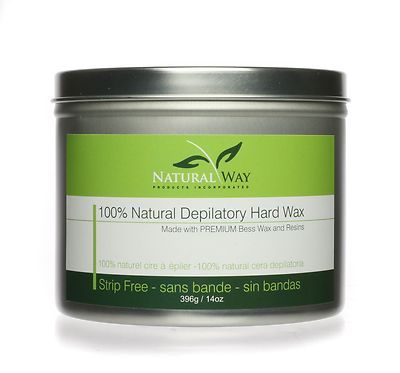 Natural Way 14oz Depilatory Hard Wax: Universal Can for Warmers