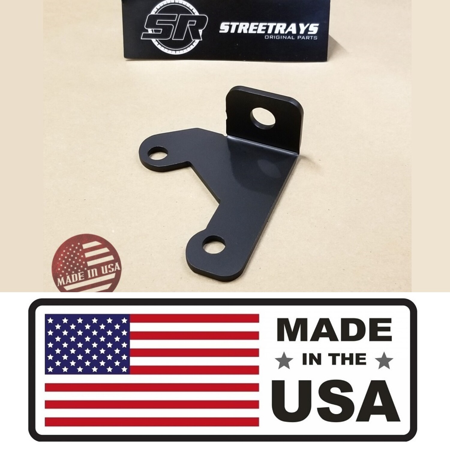 [SR] Spare Tire CB Antenna Mount for 07-18 Jeep Wrangler JK JKU 2/4 Door Bracket