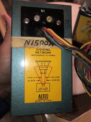 Vintage Altec Lansing N-1600A Dividing Network Crossover | eBay