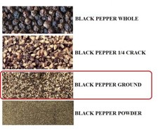 1 LB Premium PURE India Ground Black Pepper, PRODUCT OF INDIA