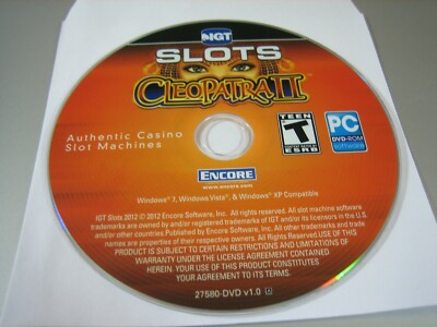 IGT Slots: Cleopatra II (PC DVD-ROM, 2012) - Disc Only!!!