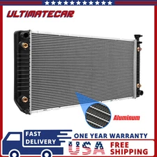 34'' Aluminum Radiator For Chevy GMC C/K 1500 2500 3500 Pickup Yukon 5.0L 5.7L