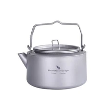 Boundless Voyage Titanium Kettle with Folding Handle & Filter Ultralight Teap...