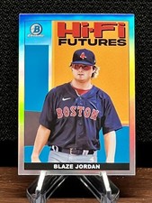 BLAZE JORDAN 2022 Bowman Chrome HI-FI Futures Refractor Insert #HIFI-16 RED SOX