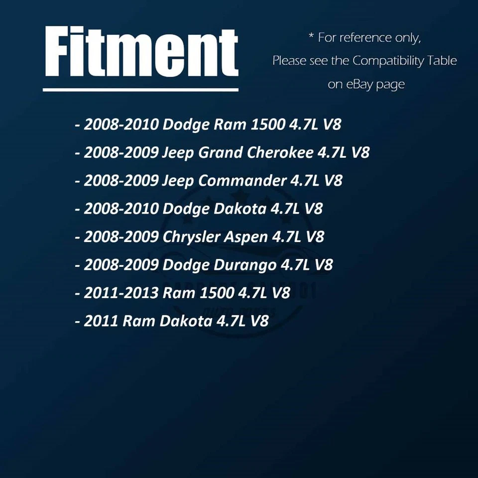 Ram 1500 2011 Dakota 4,7 L 2011 2012 2013 4,7 L bujías 8x Foto 2 de 4