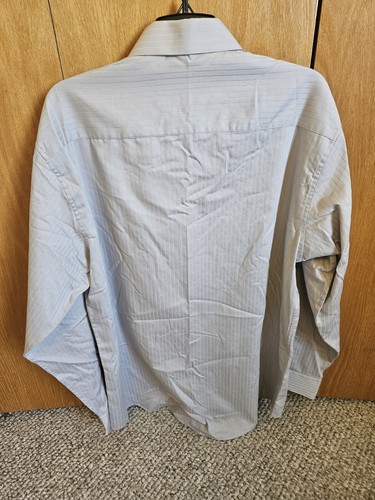 Camisa de vestir para hombre Alfani abotonada talla grande 16 34/35 gris nueva con etiquetas - Imagen 2 de 10
