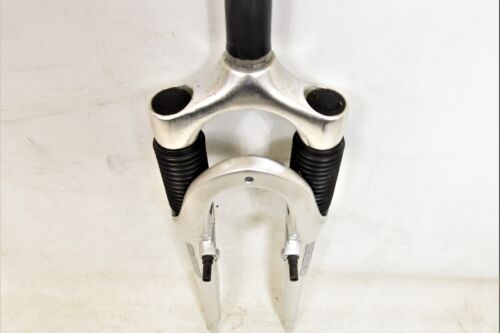 Suntour 26" V-Brake Bike Suspension Forks 1-1/8" 152mm Threaded Steerer - Silver - Picture 2 of 4