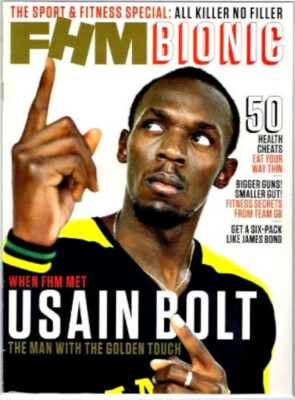 FHM Bionic Magazine August 2012 -  Usain Bolt - Still Sealed in original wrapper