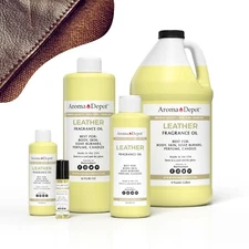 Leather Fragrance Oil for Body, Candles, Soap, Lotion, Incense & Warmer