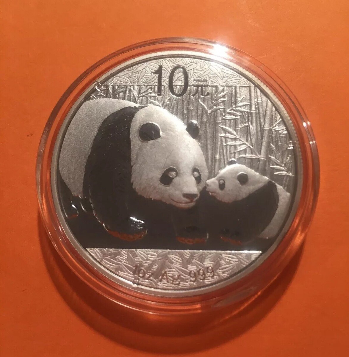 2011 China 1 oz 999 Silver Panda Coin 10 Yuan RMB In Original Capsule GEM  中国熊猫银币 | eBay