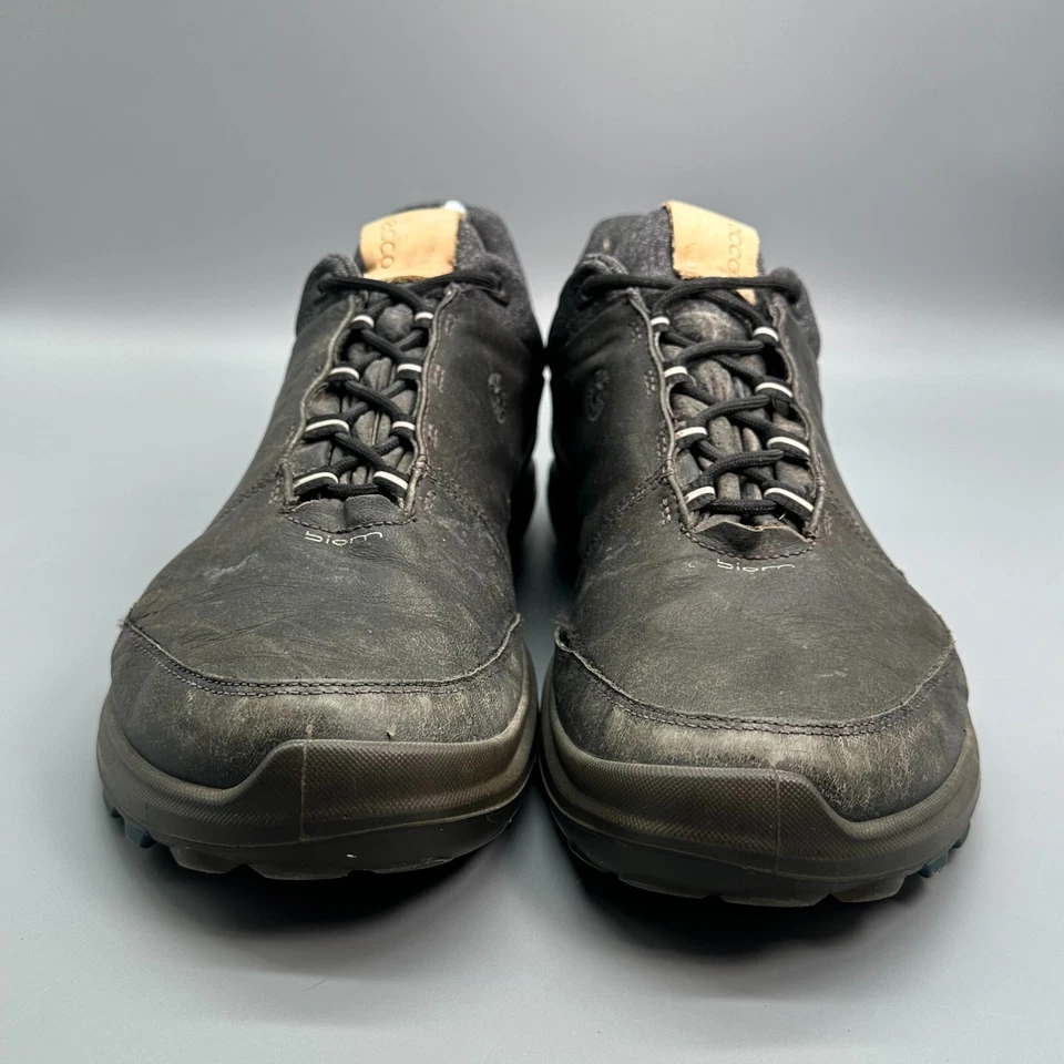 Мужские кожаные туфли для гольфа ECCO Biom Gore Tex Yak 9,5 на шнуровке с круглым носком - Изображение 3 из 4