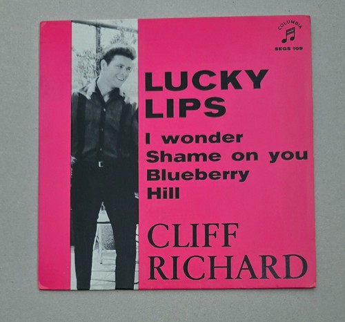 CLIFF RICHARD (THE SHADOWS) "LUCKY LIPS"SWEDISH EDITION EP