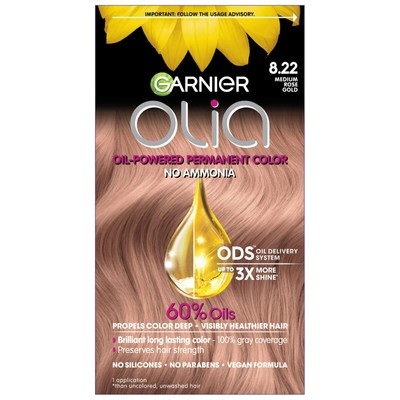 Garnier Olia Oil Powered Permanent Hair Color - NO AMMONIA (Choose Your Color)