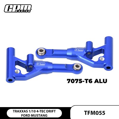 GPM 7075 Alloy Front Low Suspension Arms TRAXXAS 1/10 4-TEC Drift Ford Mustang