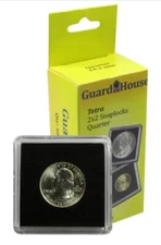 10 Guardhouse Tetra 2x2 Coin Holder Snap Capsule 24.3mm Washington Quarter Case