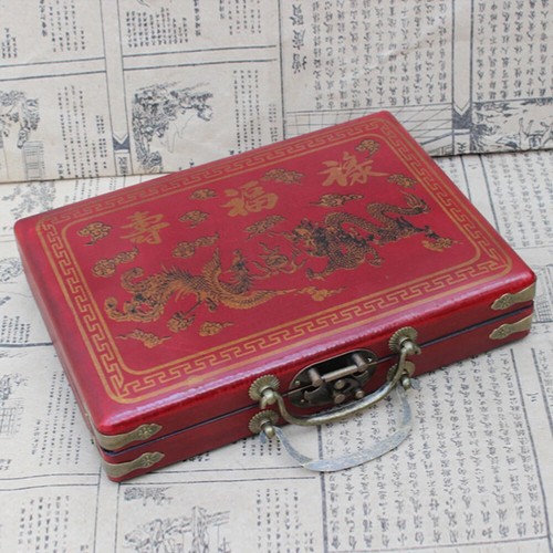 New Chinese Mahjong Set 144 Tiles Classic Tile Games Toy for Travel Party Unisex - Picture 18 of 20