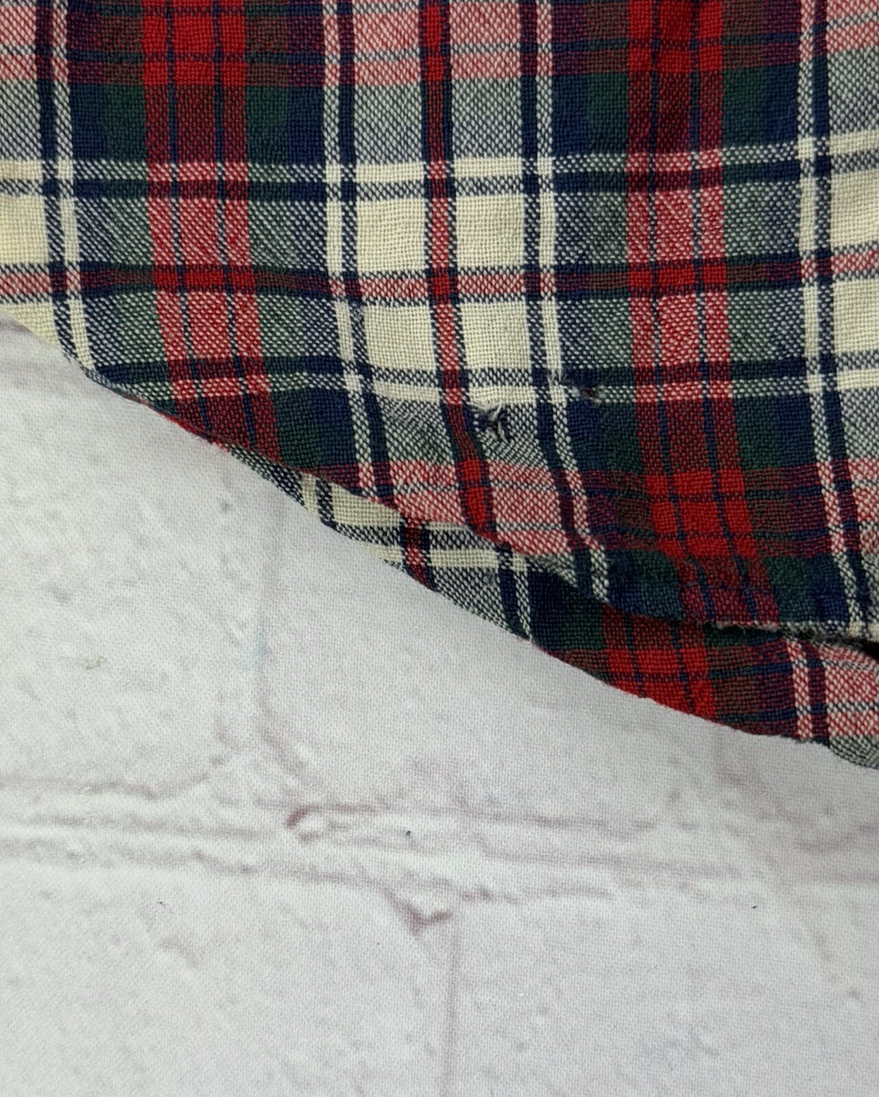 VTG Pendleton Lightweight 100% Virgin Wool Red/Bl… - image 9