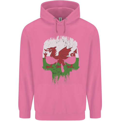 Wales Skull Welsh Gym Biker Flag Childrens Kids Hoodie - Picture 57 of 68