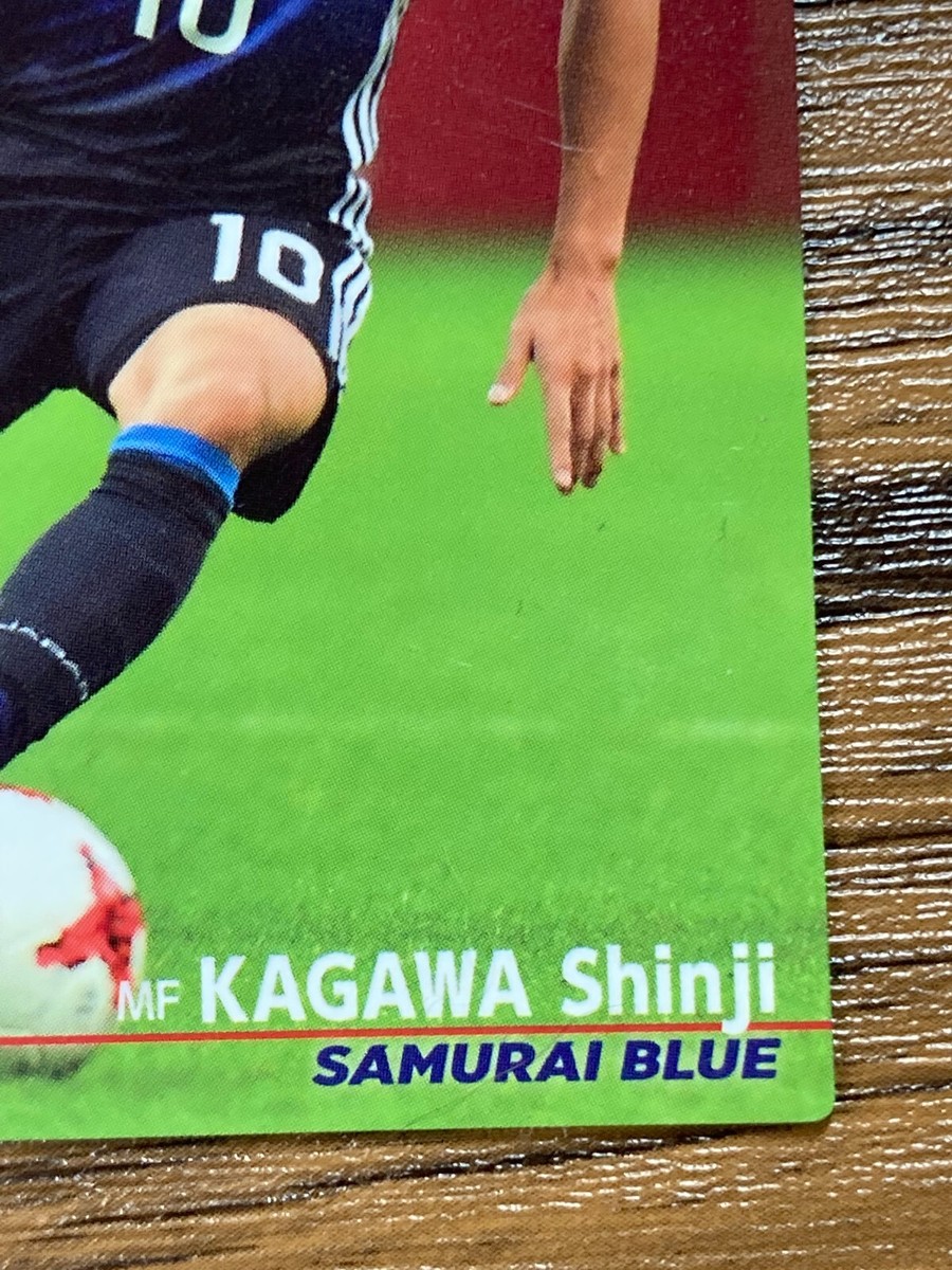 Samurai Blue Team Japan Soccer Card No.19 Shinji Kagawa Calbee