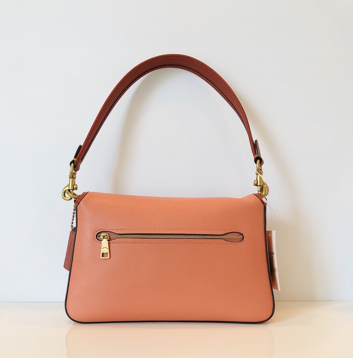 NWT Coach Smooth Leather Soft Tabby Shoulder Bag In Colorblock