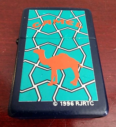 COLLECTIBLE 1996 CAMEL RJRTC STAINED GLASS D XII ZIPPO LIGHTER