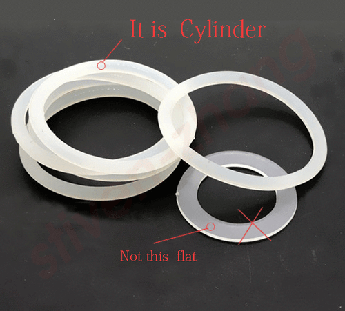 Lots 3mm to 50mm High Temp resistant silicone rubber seal gaskets ring washers - Picture 4 of 6