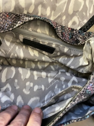 AIMEE KESTENBERG All For Love Summer Vibes Snake Leather Multicolor Crossbody - Picture 7 of 8