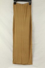 PRETTYLITTLETHING Women's Size 6 Basic Bandeau Midaxi Dress Color Camel  NWT