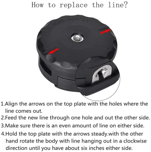 Cabezal de recortadora Echo Speed Feed 400 SRM-225 SRM-230 SRM-210 Echo Weed Eater - Imagen 10 de 18