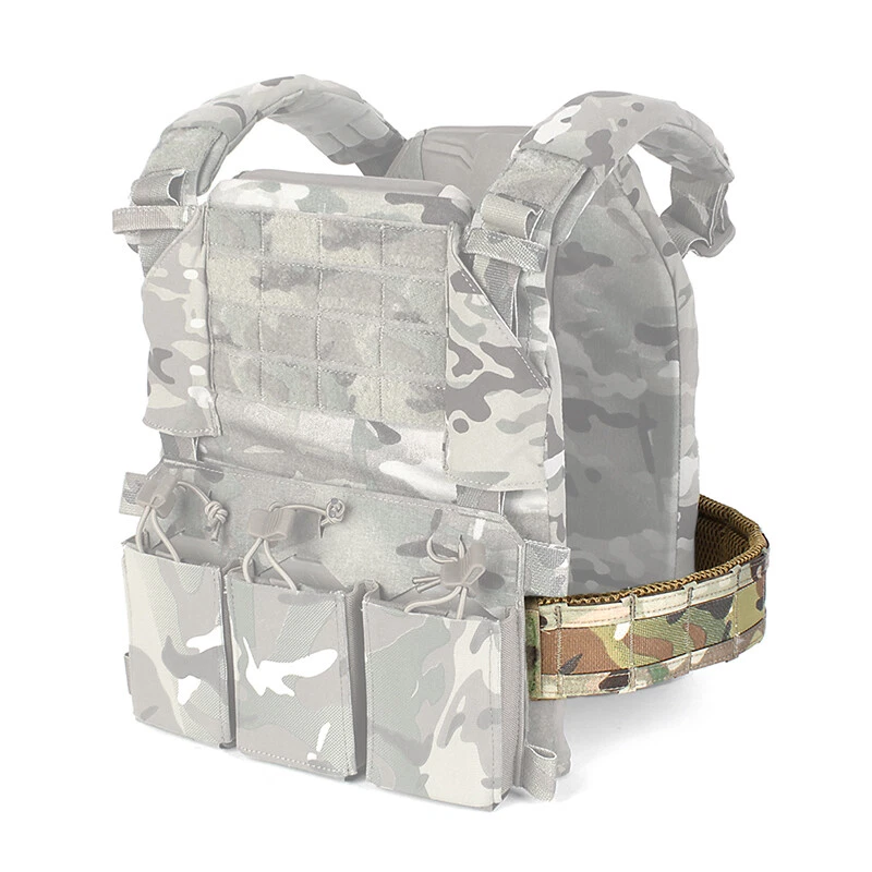 PEW Tactical MOLLE Cummerbund HSP Style Thorax Chicken Straps Pair 2PCS Camo MC - Image 2 of 4