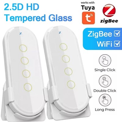 Tuya ZigBee Wireless Smart Home Scene Switch Remote Control Touch Light Switch