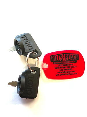 #ad GENUINE TORO PART #63 8360 KEY SET OF 2 ;TORO MOWER amp; SNOWBLOWER KEY amp; KEYCHAIN $24.99