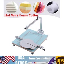 72W Hot Wire Foam Cutter Working Table Tool Sponge Styrofoam Cutting Machine US