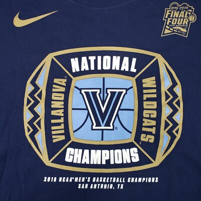 2018 Nike Villanova Wildcats National Champions Shirt Blue 3XL