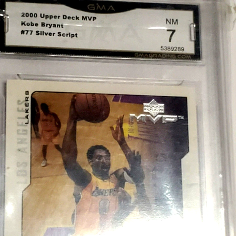 2000 Upper Deck MVP Kobe Bryant #77 Silver Script GMA-7 - Image 2 of 3